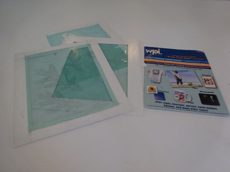 Thermofax Screens developed in a Thermofax imager 