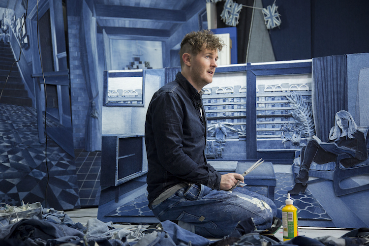 Ian Berry in his studio