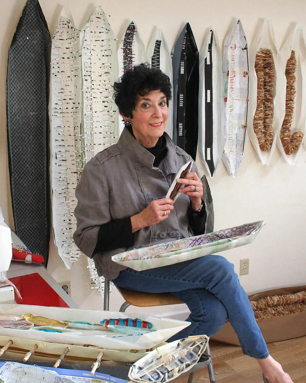 Daniella Woolf in her studio.