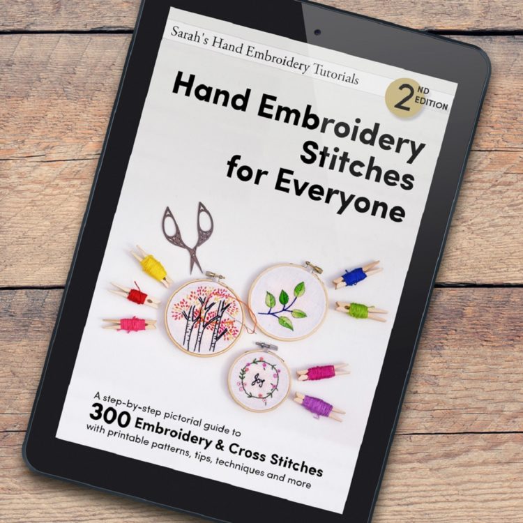 Hand Embroidery Patterns Book Bundle of 4 - Sarah's Hand Embroidery  Tutorials