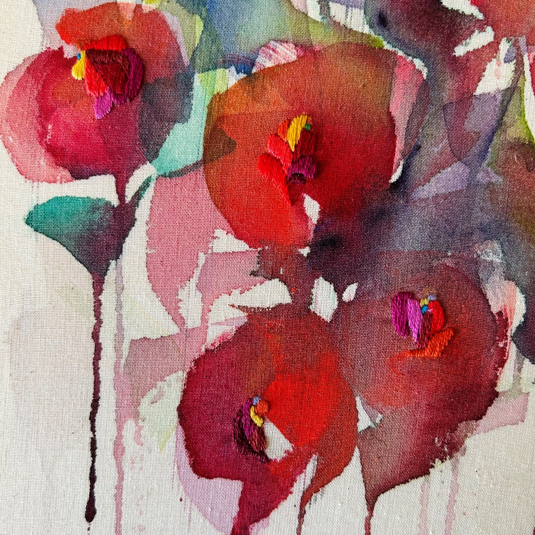 Elizabeth Griffiths, Floral Rouge (detail), 2022. 