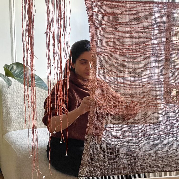 Pallavi Padukone at her home studio in New York City.