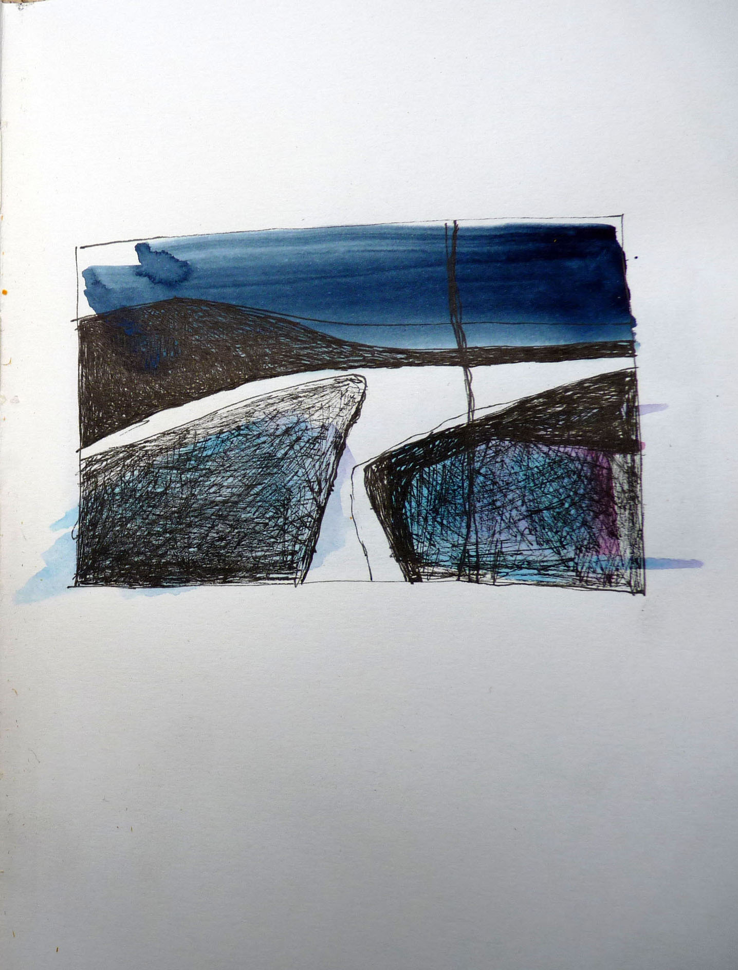 Sketchbook drawing by Debbie Lyddon