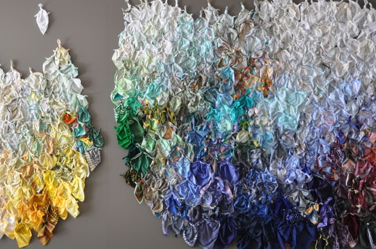 Textile art by Stef Kreymborg