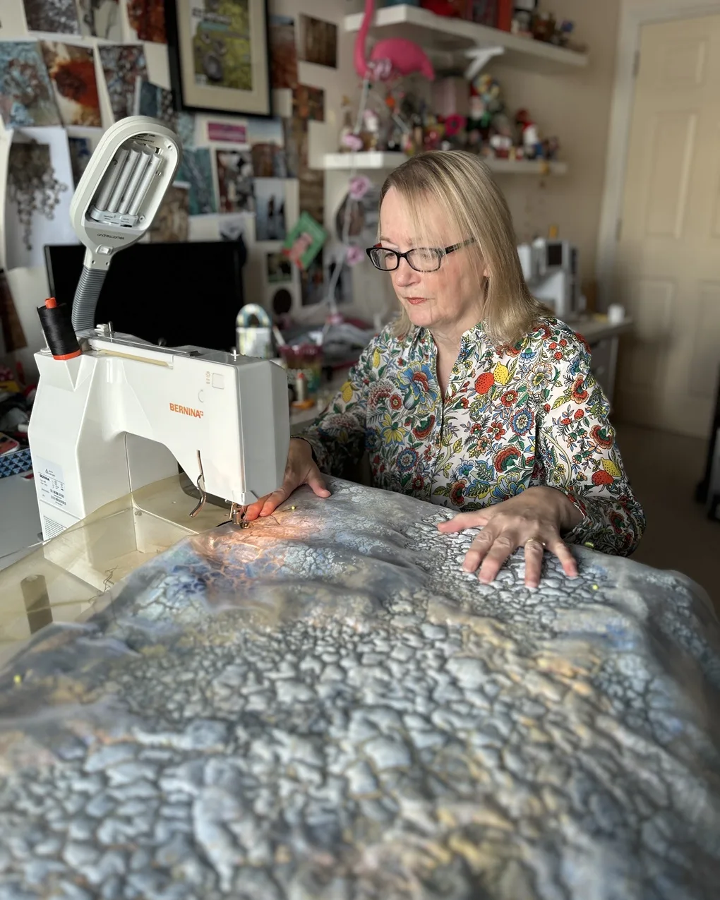 Sue Hotchkis in her studio.