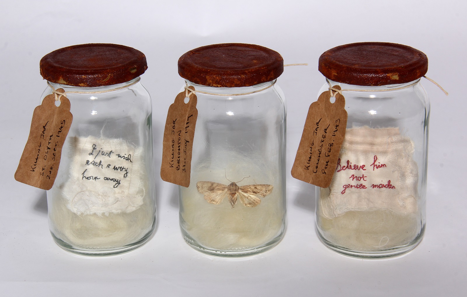 Ali Ferguson: Stolen Stories, a series of three killing jars