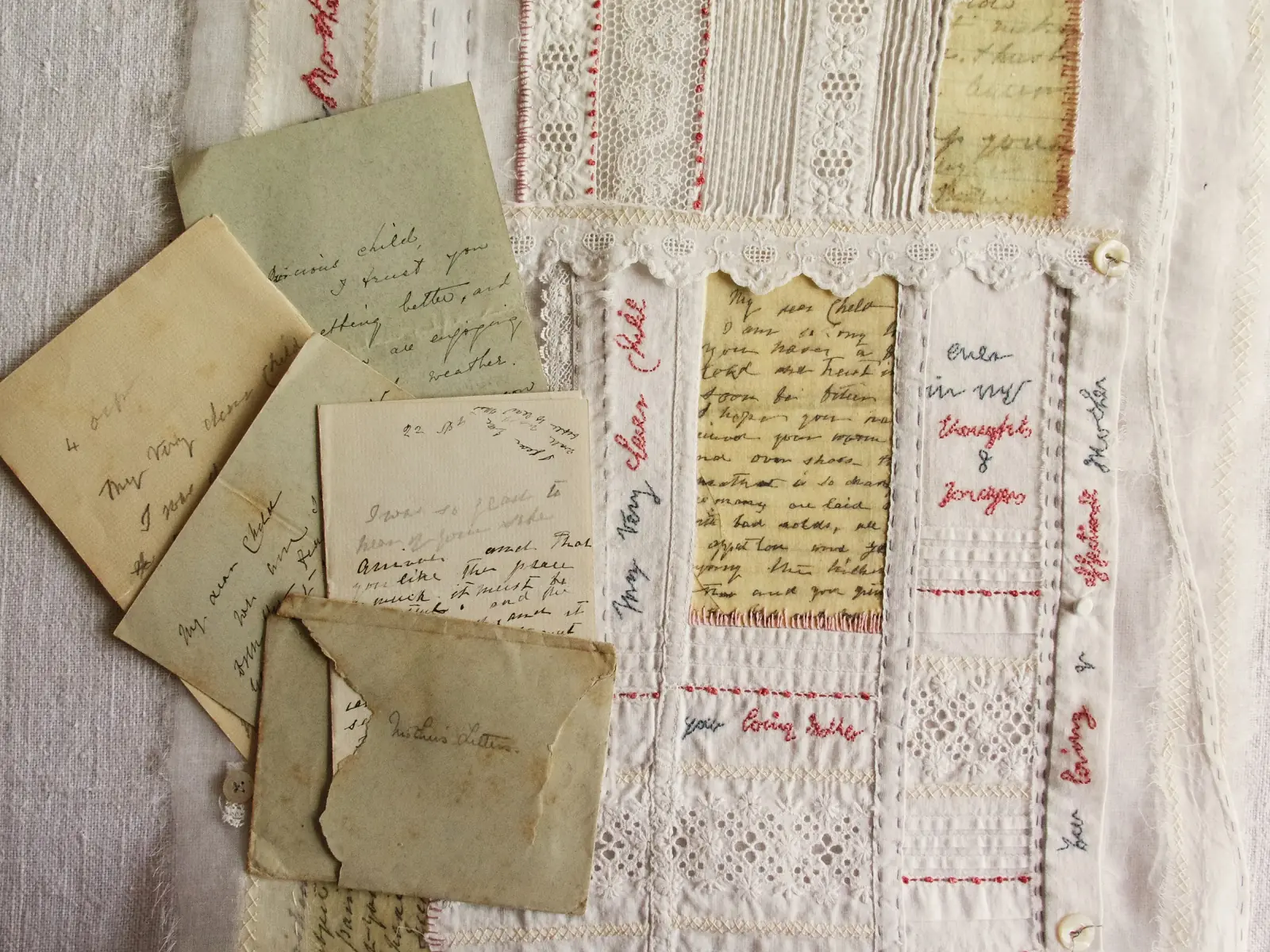 Ali Ferguson: "My dear child" letters, difficult to decipher but full of emotion