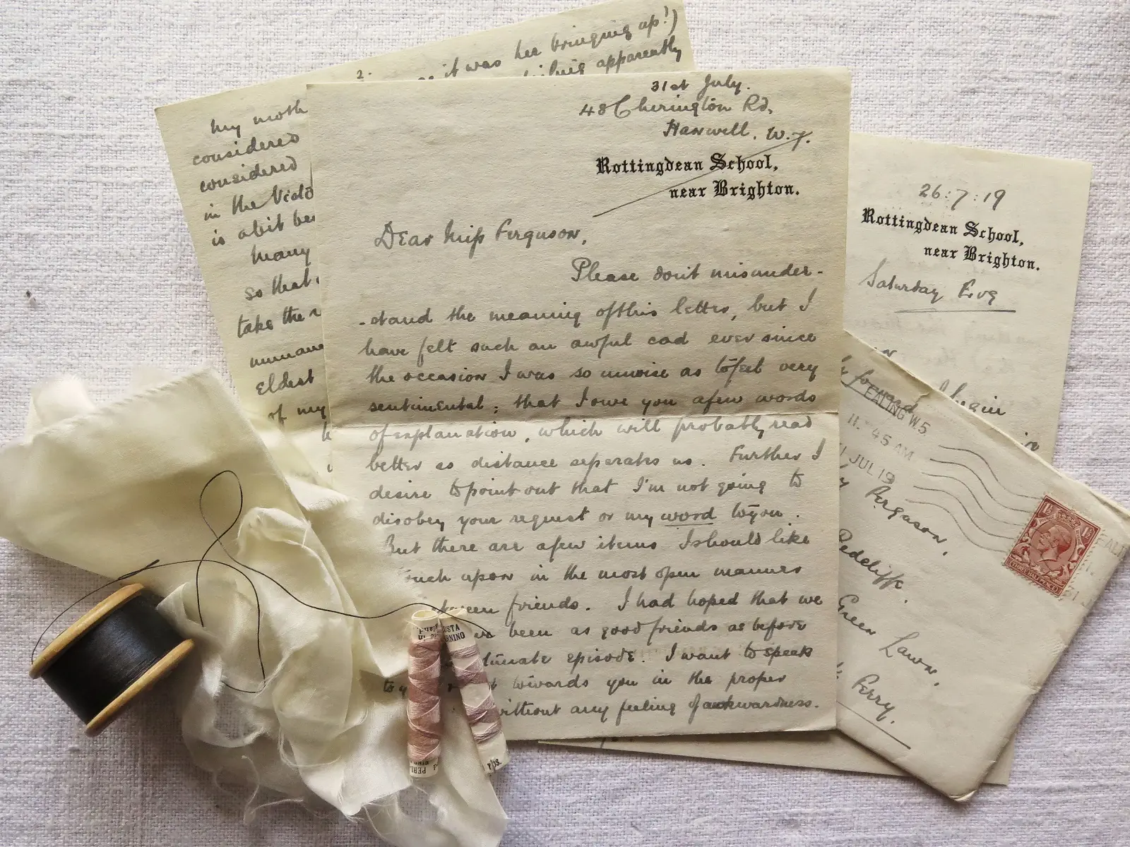 A handwritten letter captures the emotions of the writer at the exact moment of pen hitting paper.