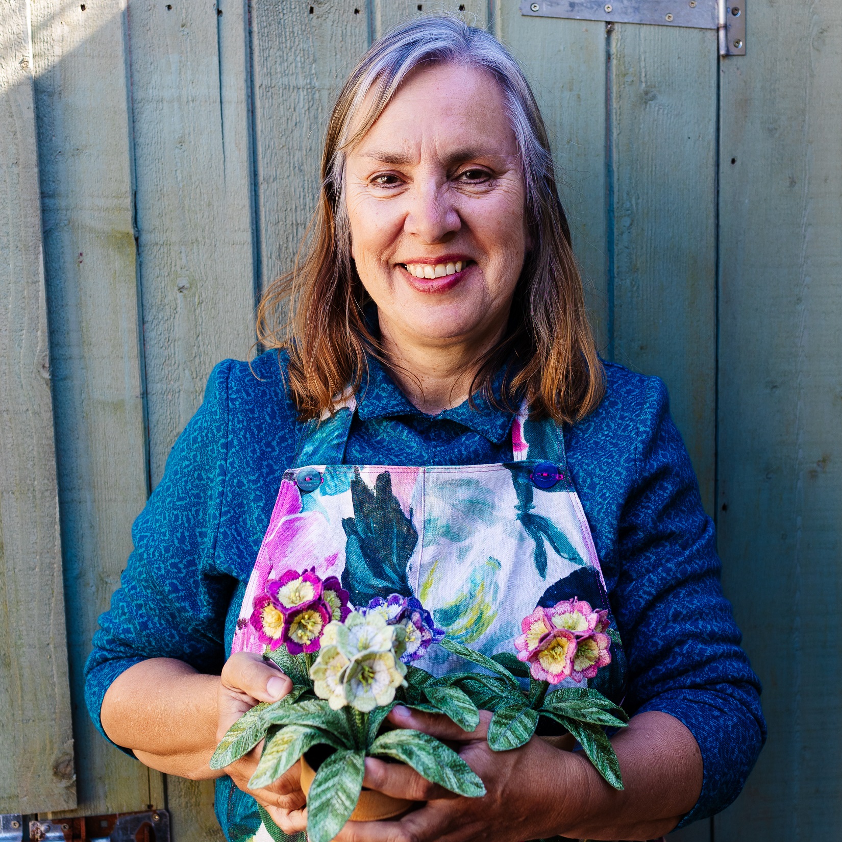 Corinne Young outside her studio.