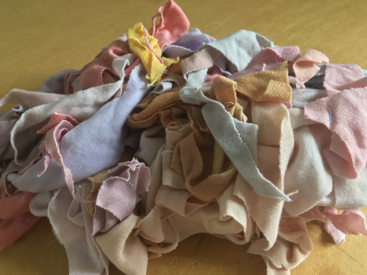 Daisy Collingridge: This is a satisfying heap of dyed jersey