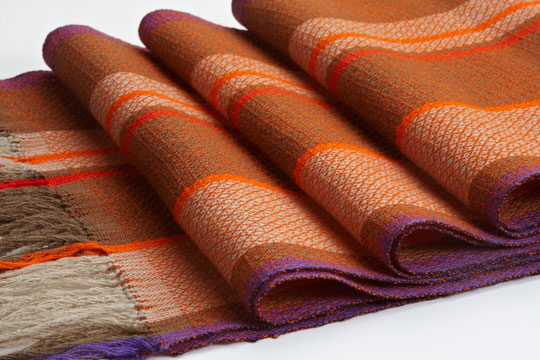 Hand woven textiles by Fleur Andreas