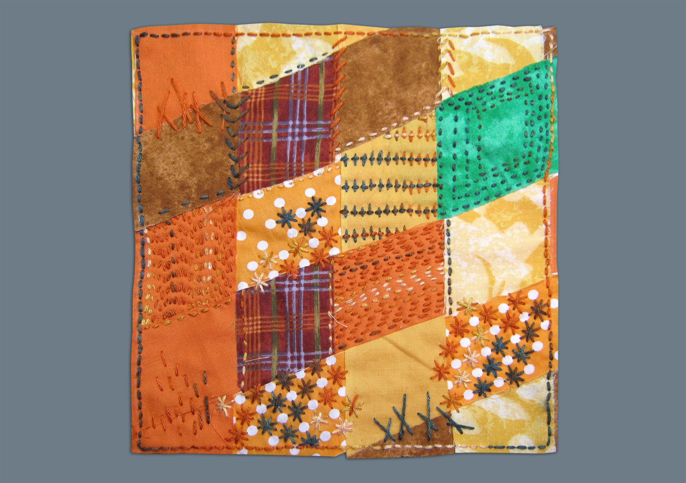 Marianne Crossle: Strip weaving sample