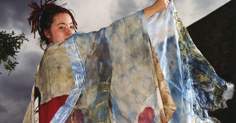 Deanna Tyson: Samurai Through Cherry Blossom (top half of Kimono)