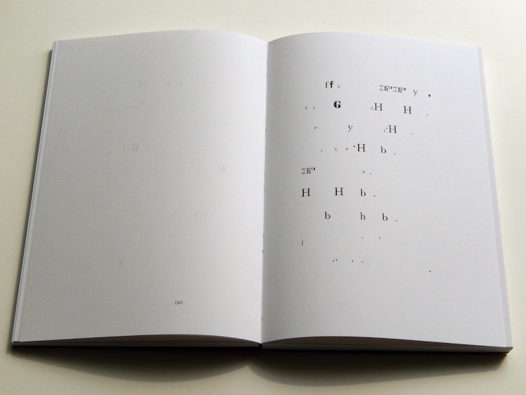 The Last Pages, Artist Book, 2016, Page 30