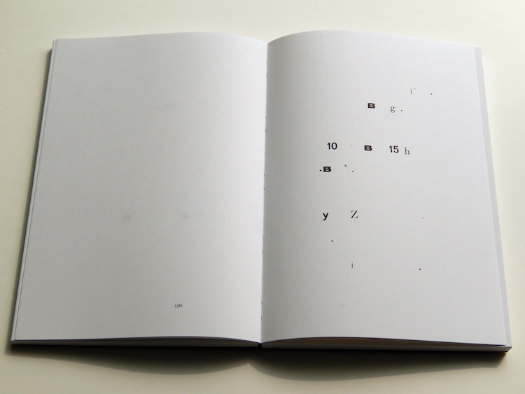 The Last Pages, Artist Book, 2016, Page 38