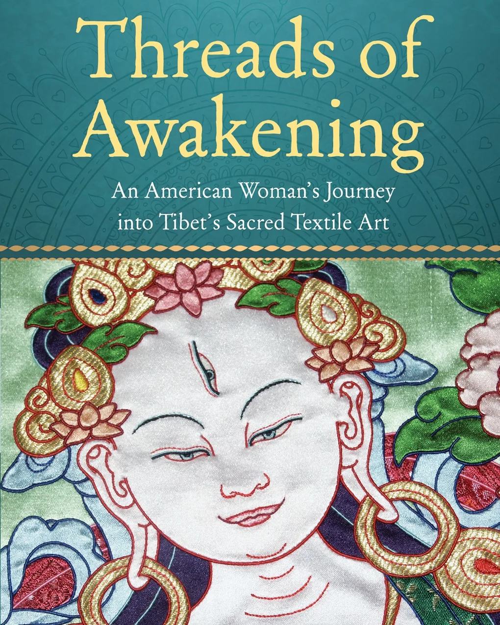 The book, Threads of Awakening: An American Woman’s Journey into Tibet’s Sacred Textile Art
by Leslie Rinchen-Wongmo (2022) 