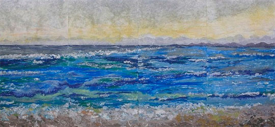 Barbara Lee Smith – Whitecaps – 69" x 144"