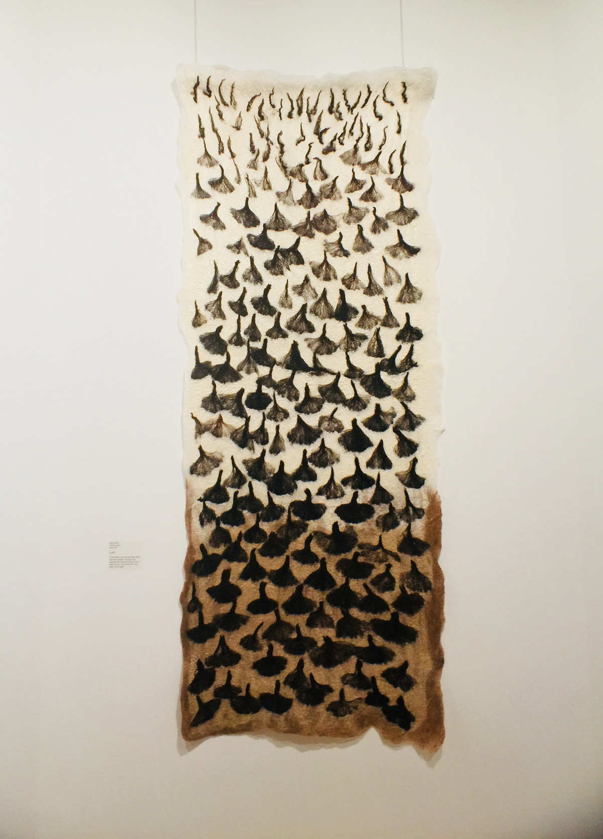 Zetta Kanta: Summer Birds, 2017, Wool, Silk. Felted