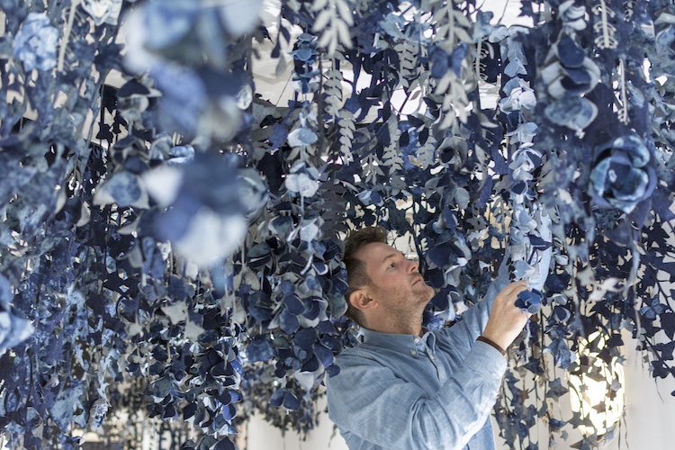 Ian Berry with the Secret Garden Trellis