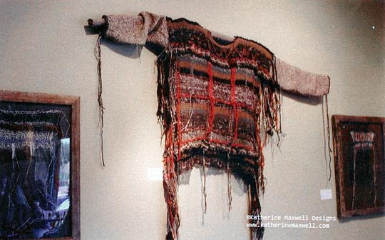 Textile art by Katherine Maxwell