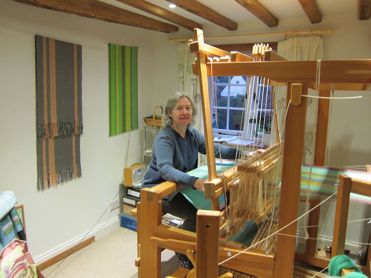 Fleur Andreas weaving